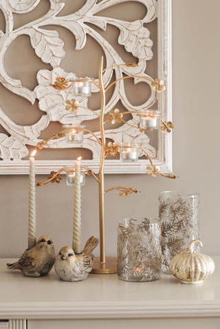 TWISTED DINNER CANDLE - TAUPE (25CM / 2 STUKS)