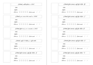 THE READING JOURNAL (A5)