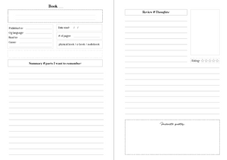 THE READING JOURNAL (A5)