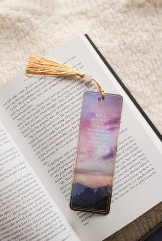 Ethereal Rose Quartz Bookmark