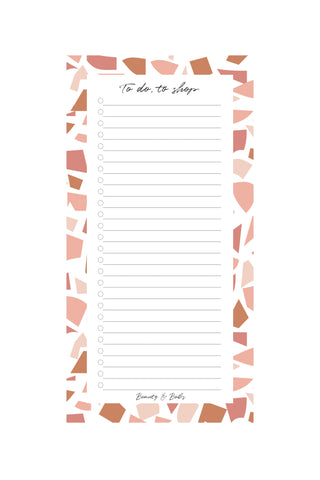 TO DO, TO SHOP LIST (21x10,5cm)