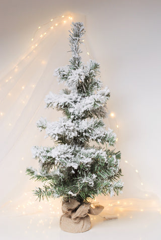SNOWY CHRISTMAS TREE (60cm) WITH LIGHT