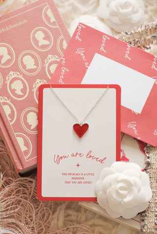 You Are Loved Necklace & Card