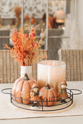 Autumn Abundance - Vase & Dried Flowers