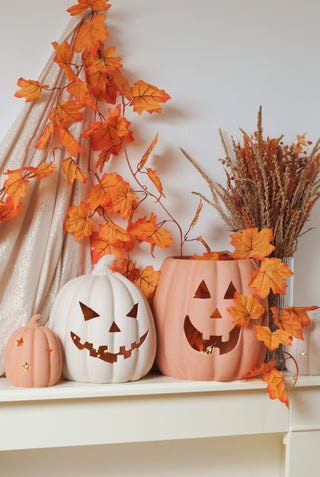 Open Terracotta Pumpkin Large
