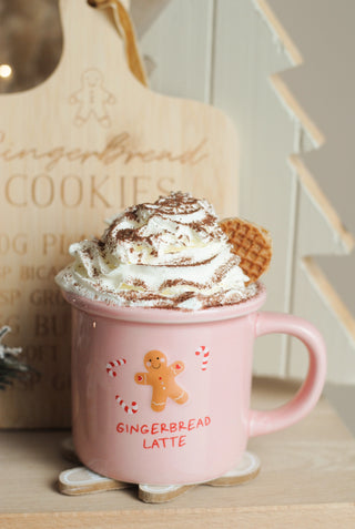 Pink Gingerbread Latte Mug