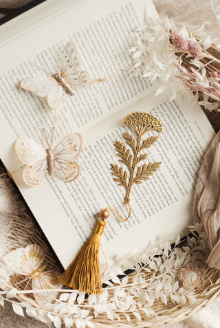 Flower - Metal Bookmark