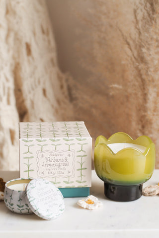 Paddywax - Tulip Glass Candle in Verbena & Lemongrass