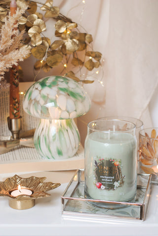 Gold Leaf Tealight Holder