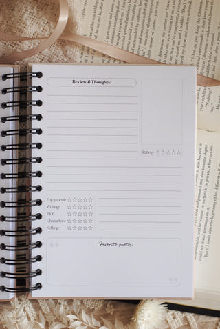 The Reading Journal '27 - Black