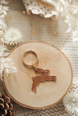 Celestial Hare Keyring