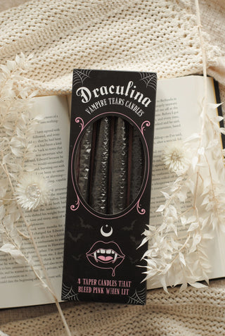 Pink 'Bleeding' Candles - Set van 4