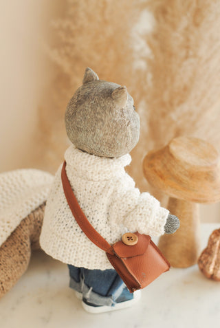 Cat in Sweater Grey