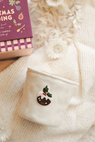 Paddywax - Bistro Ceramic Candle in Christmas Pudding