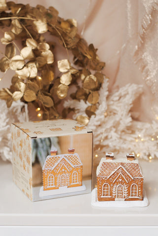 Glitter Gingerbread House - Incense Cone Burner