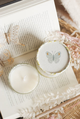 Floral Butterfly Candle