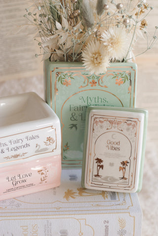 Book Stack Oil Burner