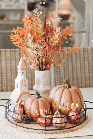 Welcome Pumpkin Orange Small