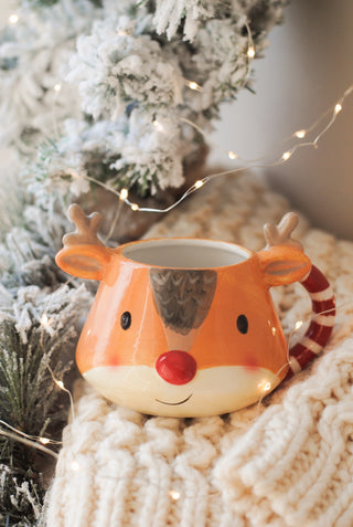 Reindeer Mug with Socks