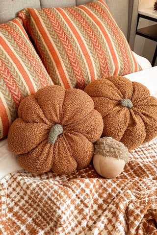 Velvet Acorn Pillow - Small