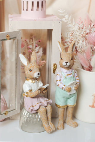 Reading Bunnies I - Set van 2