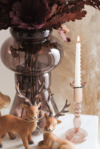 Lined Candle Holder