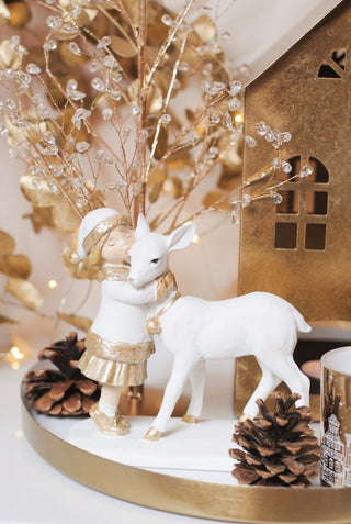 Girl with Deer