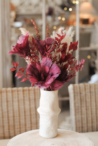 September Skies - Vase & Dried Flowers