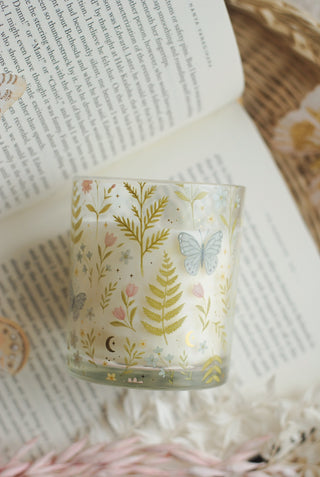 Floral Butterfly Candle