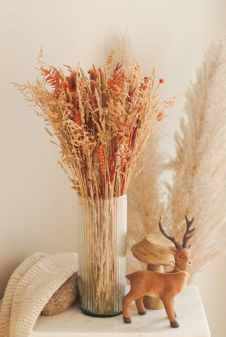 Autumn Whistle - Dried Flowers & Vase