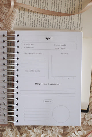 The Reading Journal '27 - Black