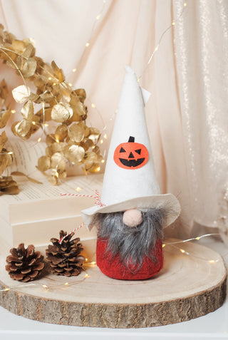 Halloween Gnome - White Hat