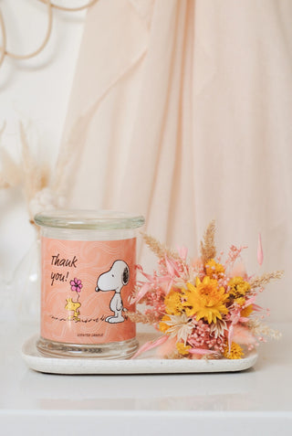 Snoopy - Thank You Candle