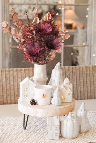 Ceramic Glazed Pumpkin V