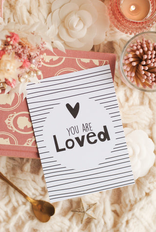YOU ARE LOVED - ANSICHTKAART