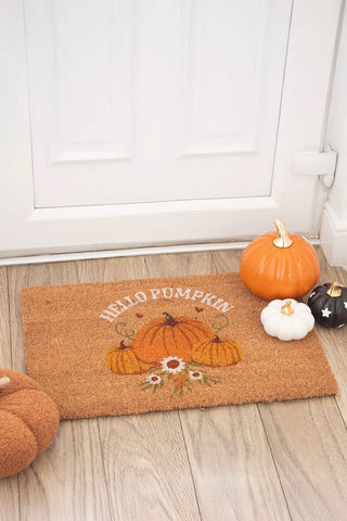 Hello Pumpkin Doormat