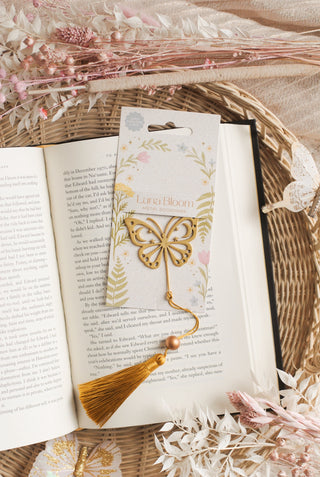 Butterfly - Metal Bookmark