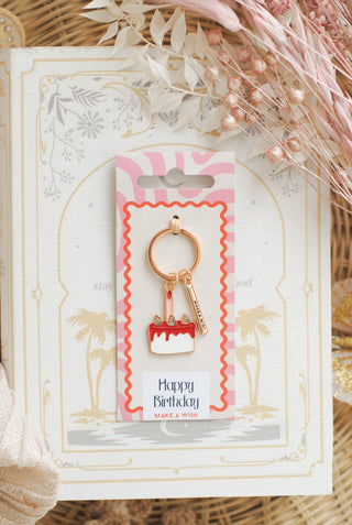 Happy Birthday Keyring