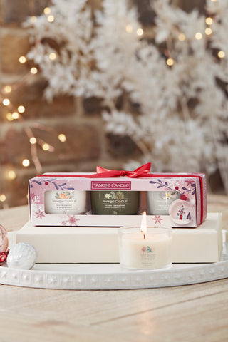 Yankee Candle - 3 Mini Jars Christmas Giftset