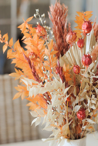 Shades of Autumn - Vase & Dried Flowers
