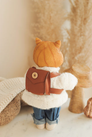 Cat in Sweater Orange