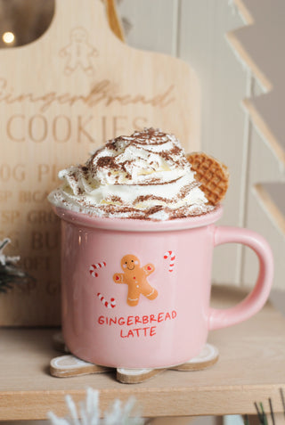 Pink Gingerbread Latte Mug