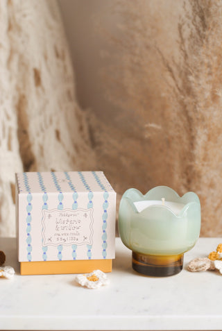 Paddywax - Tulip Glass Candle in Wisteria & Willow