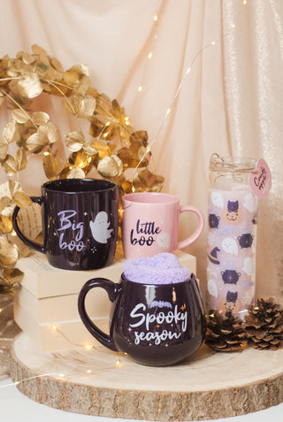 *-10% korting, verpakking gedeukt // Big Boo & Little Boo Mugs - Set van 2