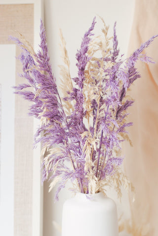 LAVENDER HAZE LARGE BOUQUET & HARPER VASE