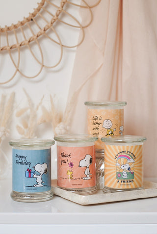 Snoopy - It's Good To Have a Friend Candle