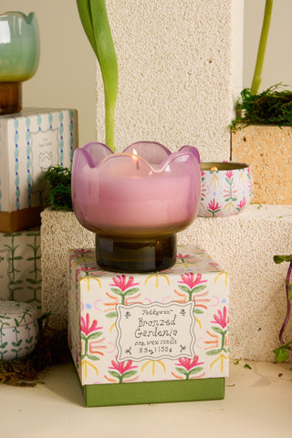 Paddywax - Tulip Glass Candle in Bronzed Gardenia