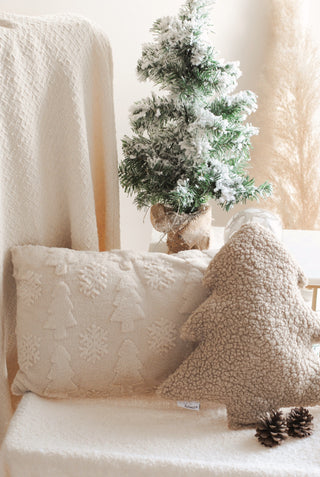Bouclé Christmas Tree Cushion