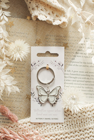 Butterflies Appear Keyring