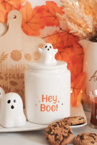 Hey Boo! - Speckled Storage Jar